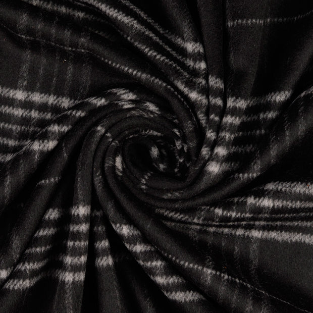  fabric Black yarn dyed 