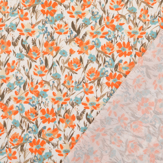 Cretonne fabric White 