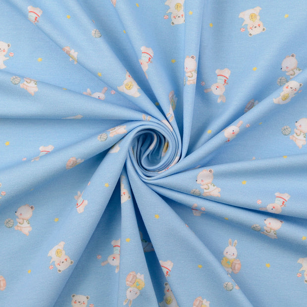 Jersey fabric Sky Blue 
