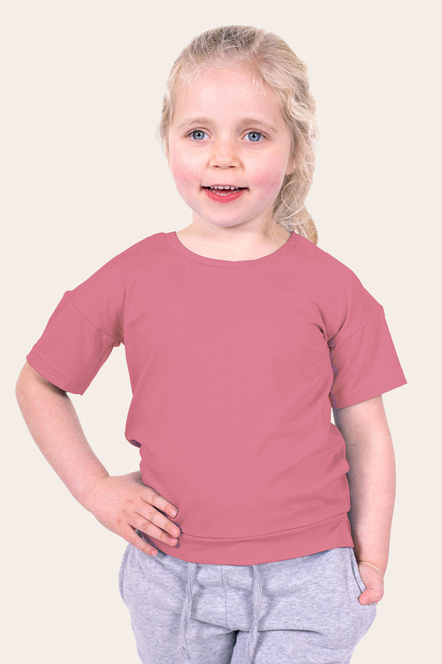 Jersey fabric Unicolour Old Pink