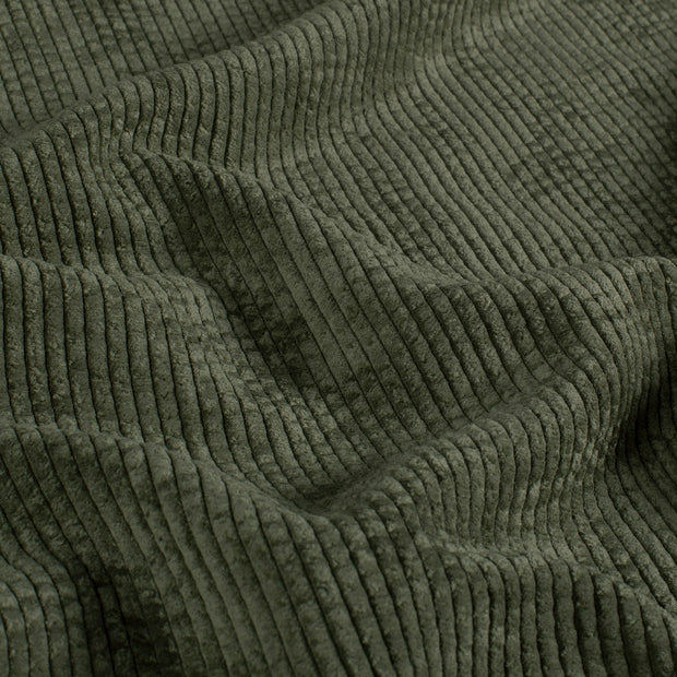 Corduroy 4.5w fabric Unicolour Olive Green