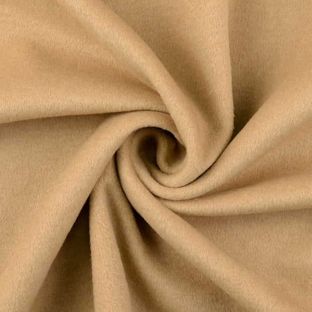 Wool Boucle fabric Beige 