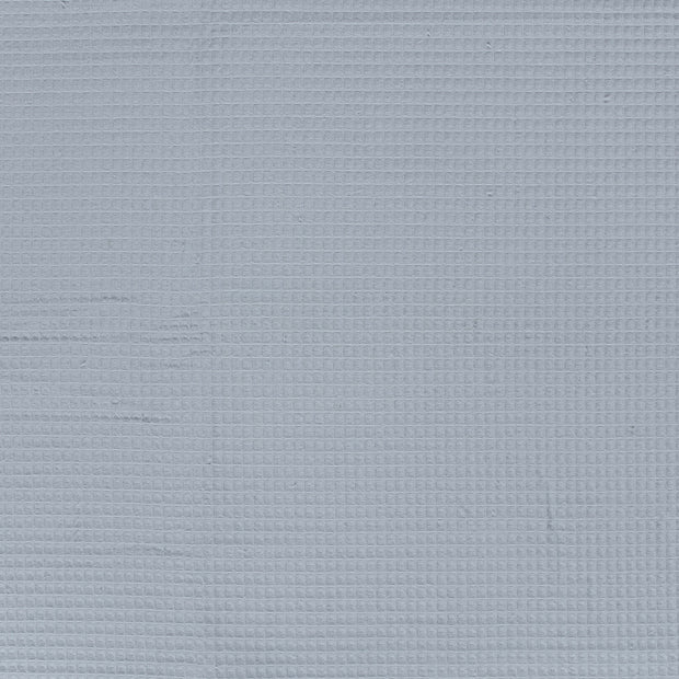 Waffle piqué fabric Sky Blue matte 