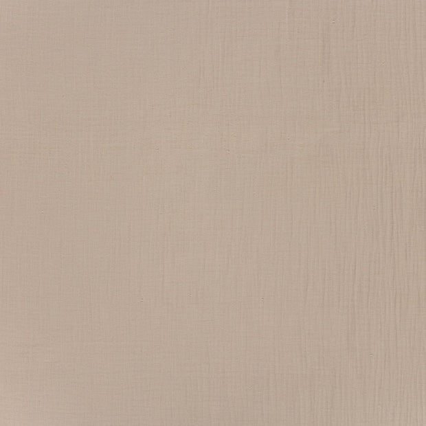 Muslin fabric Beige matte 