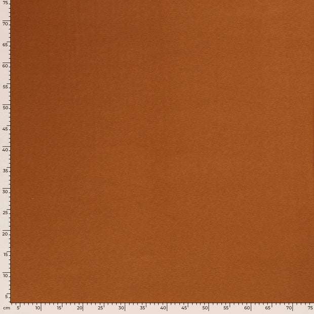 Bamboo Jersey fabric Unicolour Brique