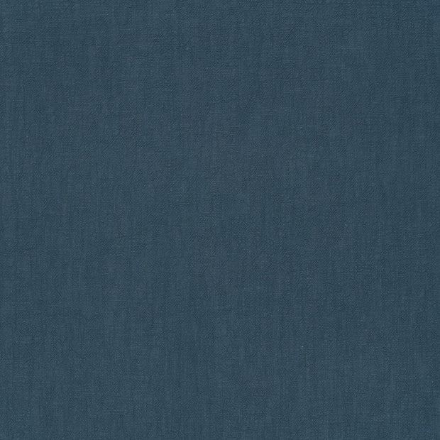 Linen fabric Steel Blue matte 