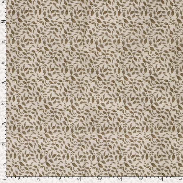 Waffle piqué fabric Beige