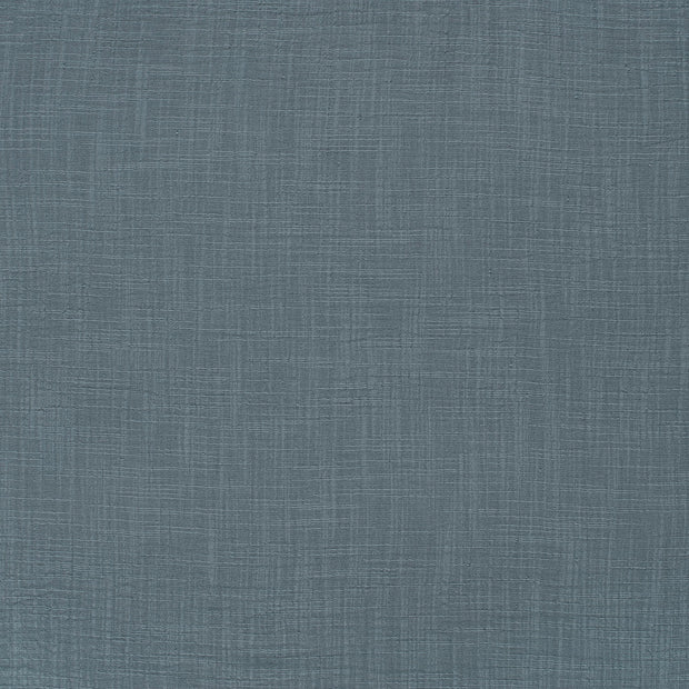 Muslin fabric Steel Blue matte 