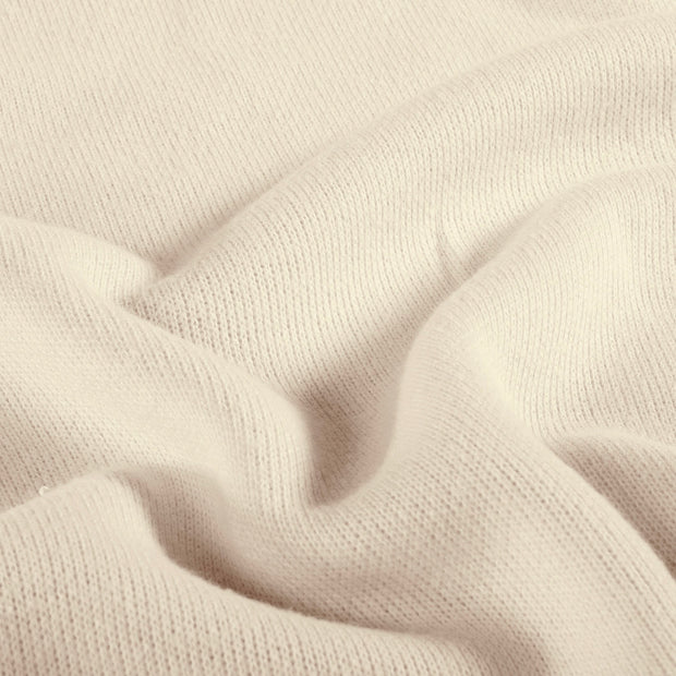 Heavy Knit tissu Melange Nude
