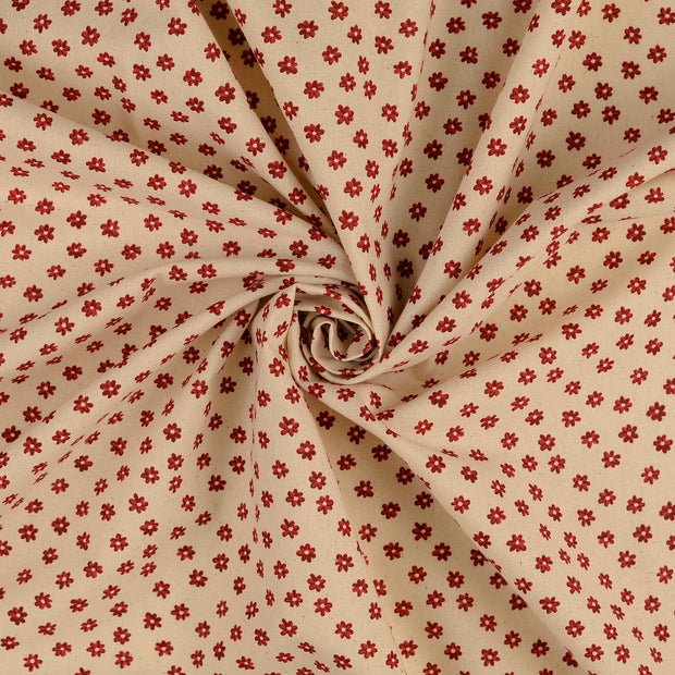 Cretonne fabric Bordeaux 