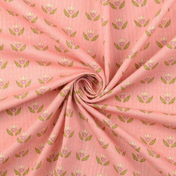 Baumwolle Popeline fabrik Helles Pink 