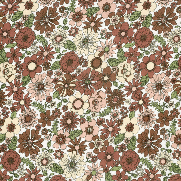 Muslin fabric Off White matte 