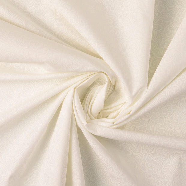 Cotton Poplin fabric White 