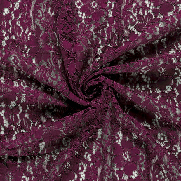 Lace fabric Magenta 