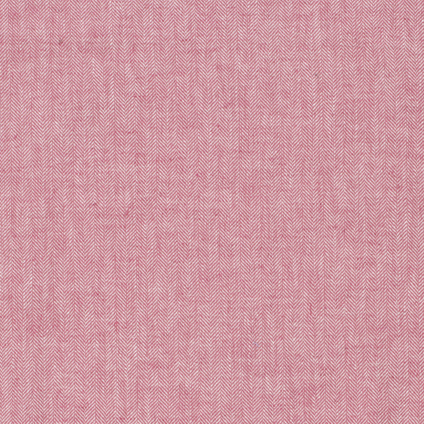 Chambré fabric Herringbone Dark Red