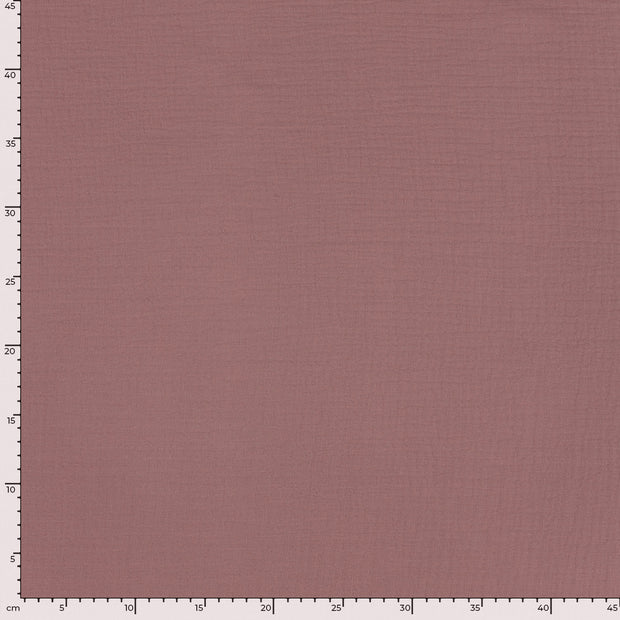 Muslin fabric Unicolour Light Mauve