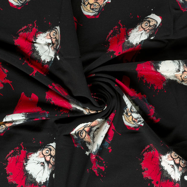 French Terry fabric printed 