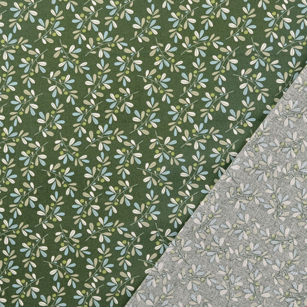 Cretonne fabric Forest Green 