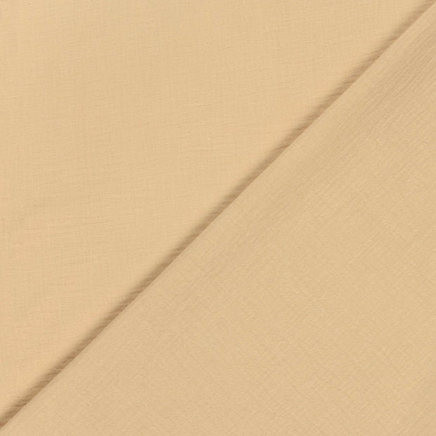 Muslin GOTS organic fabric Unicolour 