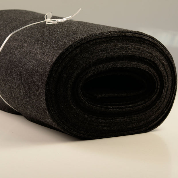 Felt fabric Black 