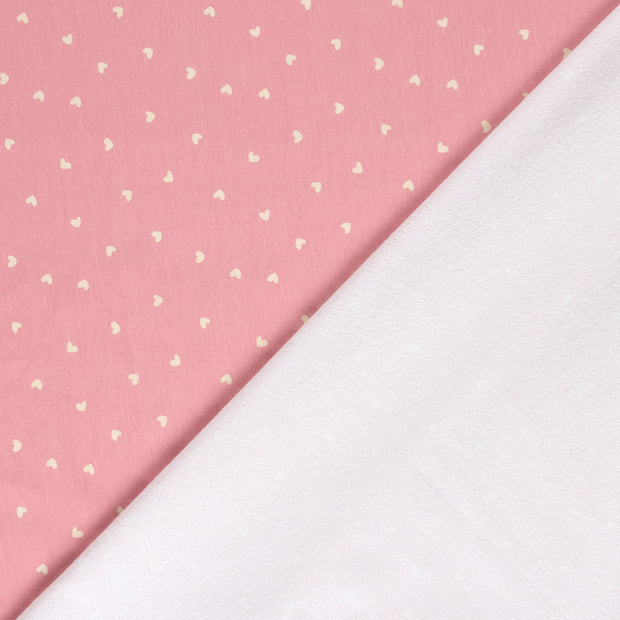  tela Corazones estampado 