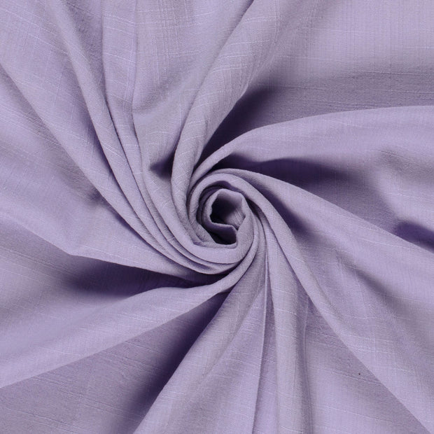 Linen Look fabric Unicolour Lila