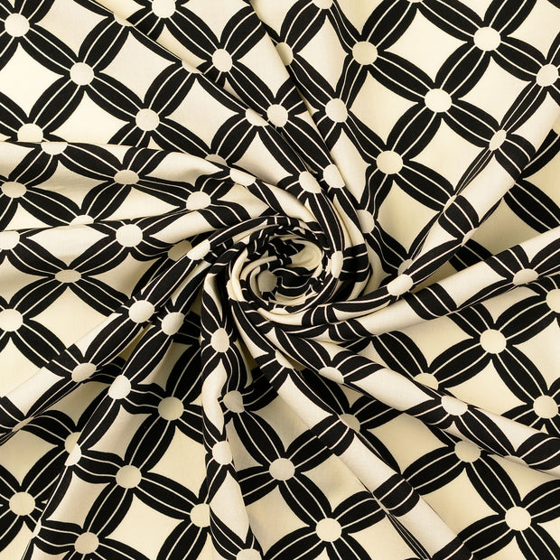 Viscose Poplin fabric Black 