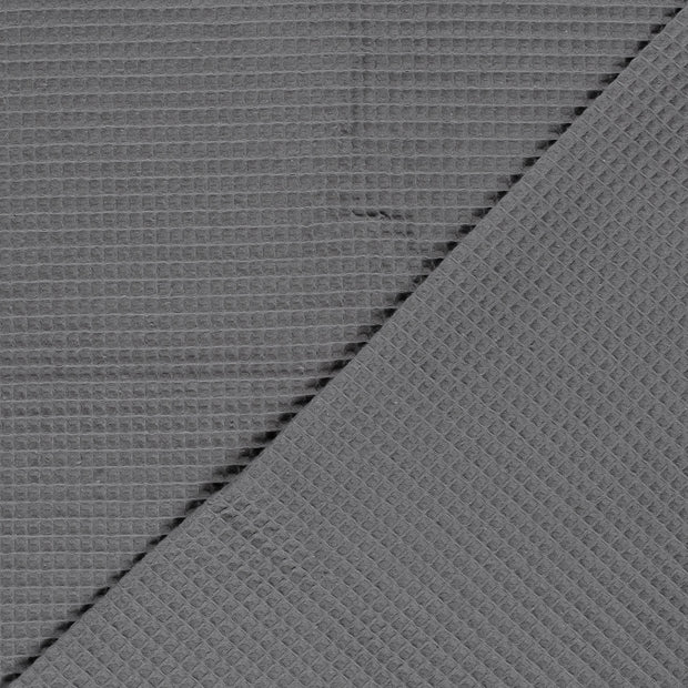 Waffle piqué fabric Unicolour 