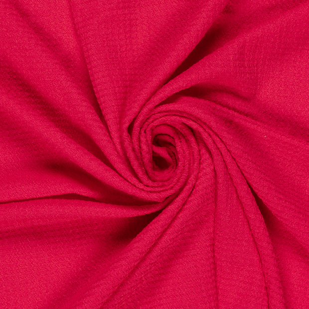 Polyester Bubble fabric Unicolour Dark Red