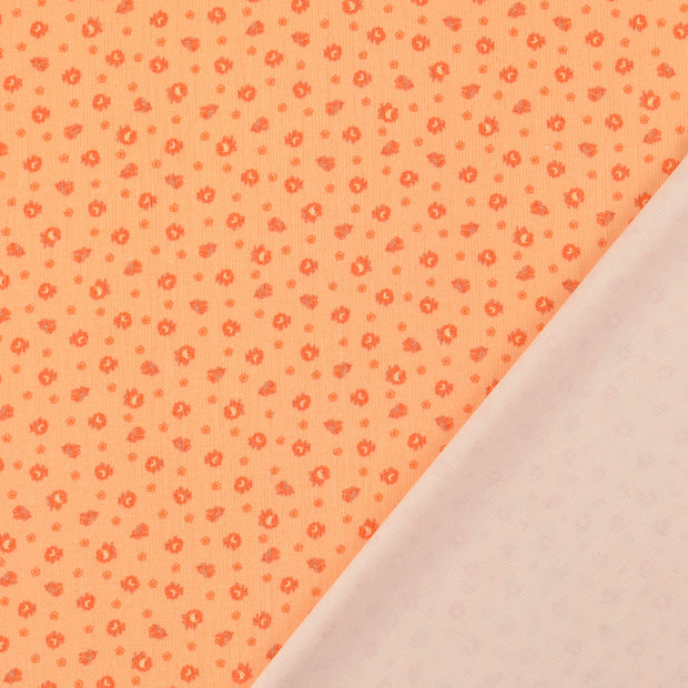 Corduroy 4.5w fabric Abricot digital printed 