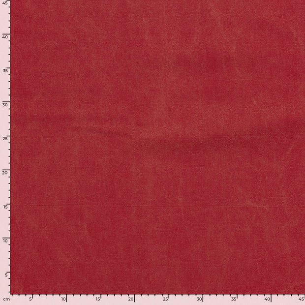 Canvas fabric Unicolour Fuchsia