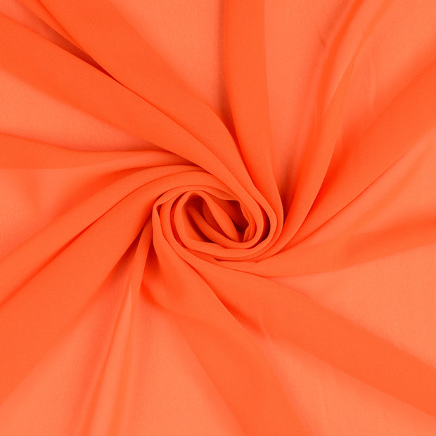 Chiffon fabric Orange 