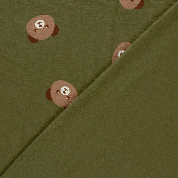 Terry Crepe fabric Bears 