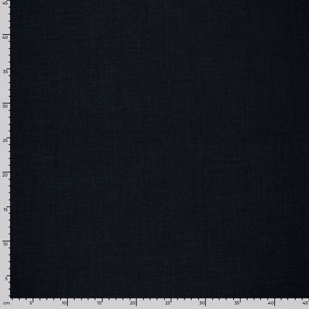Linen Look fabric Unicolour Navy