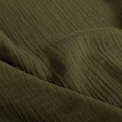 Muslin Unicolour Khaki Green