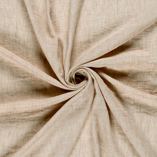 Woven Polyester fabric Beige printed 