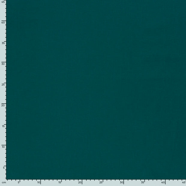 Cretonne Premium fabric Unicolour Petrol