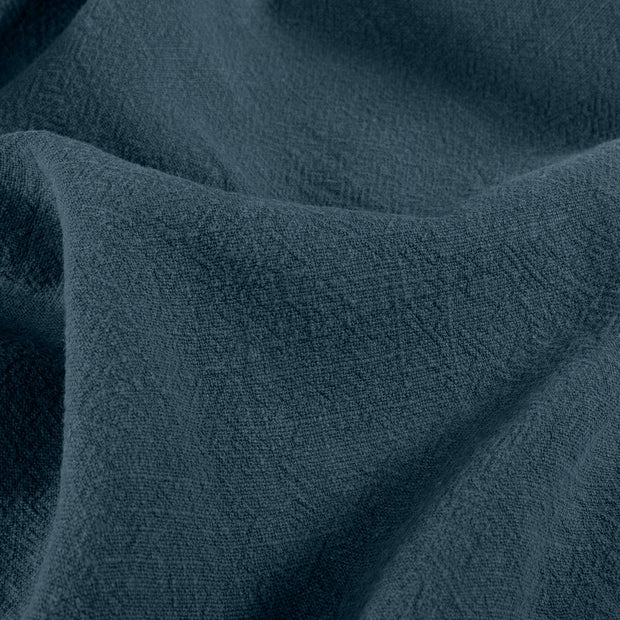 Linen fabric Unicolour Steel Blue
