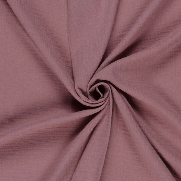 Musselin GOTS organisch fabrik Mauve 
