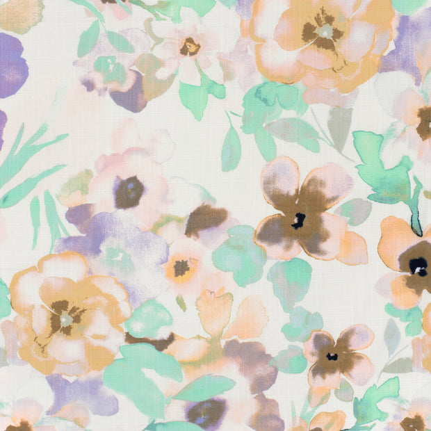 Woven Cotton Viscose fabric Off White matte 