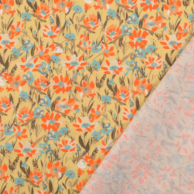 Cretonne fabric Beige 