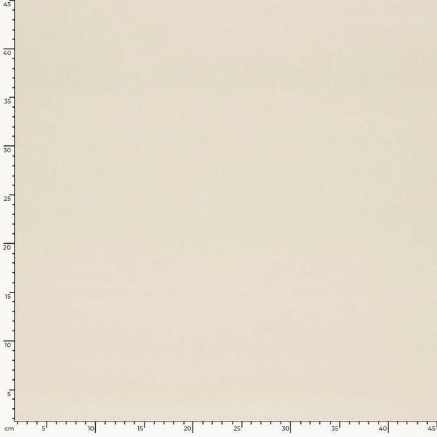 Satin Velvet fabric Unicolour Off White