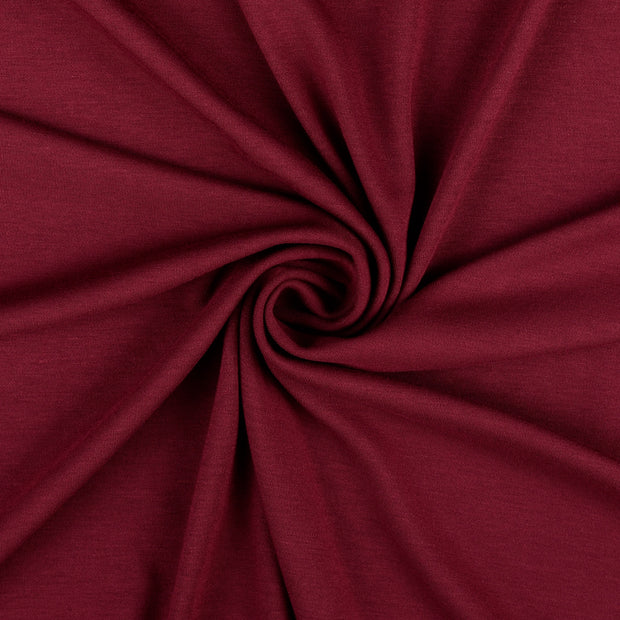 Viscose Jersey fabrik Bordeauxrot 