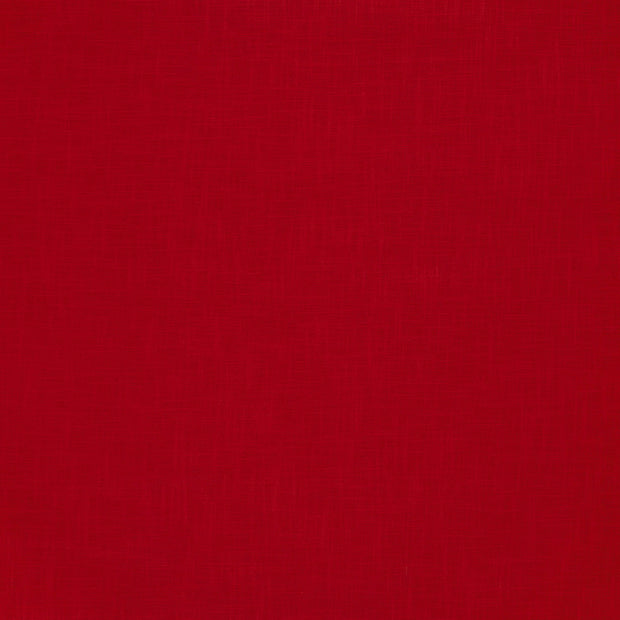 Linen fabric Dark Red matte 