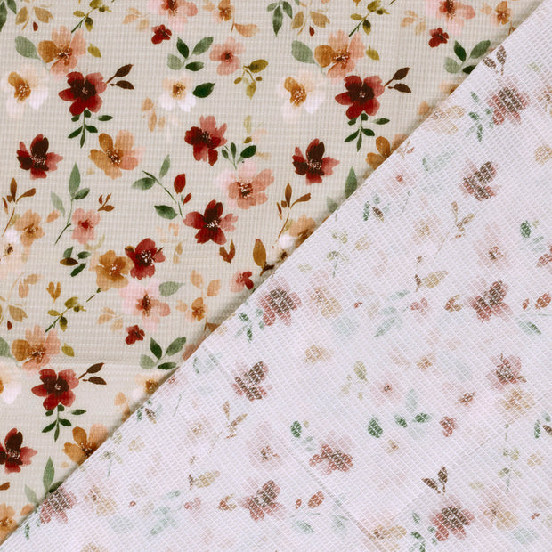 Waffle piqué fabric  