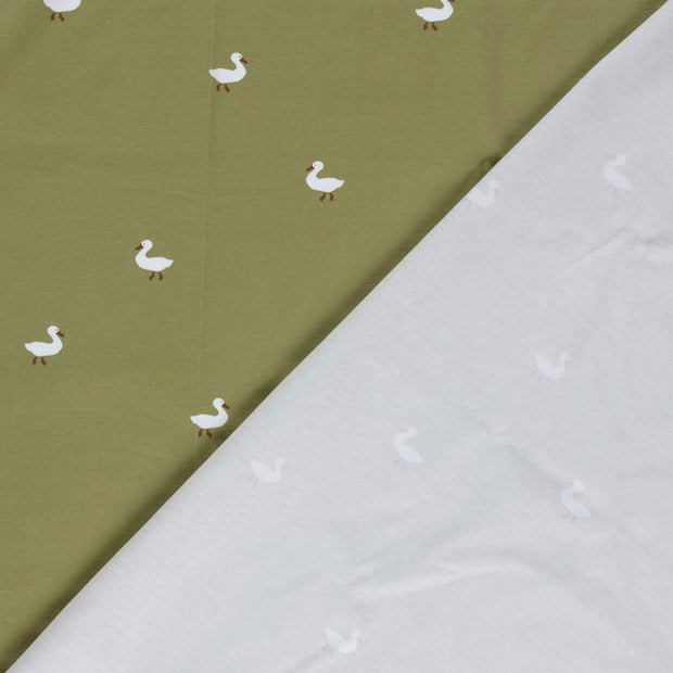 Jersey fabric Duck printed 