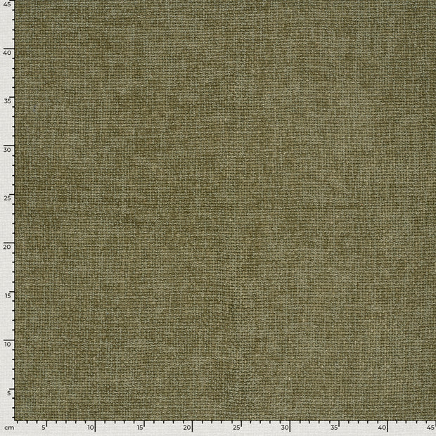 Chenille fabric Unicolour dyed 