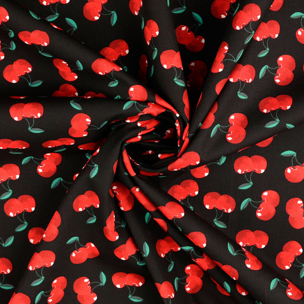  tissu Noir imprimé 