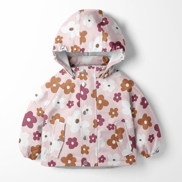 Aqua Protect (waterproof) fabric Light Pink digital printed 