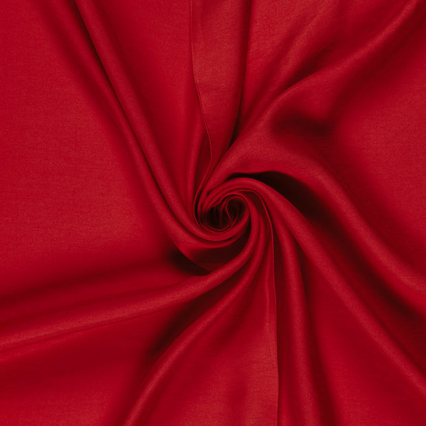 Viscose Nylon Twill fabric Red 